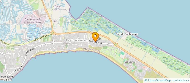 localisation de l'entreprise NOIRMOUTIER à LA GUERINIERE