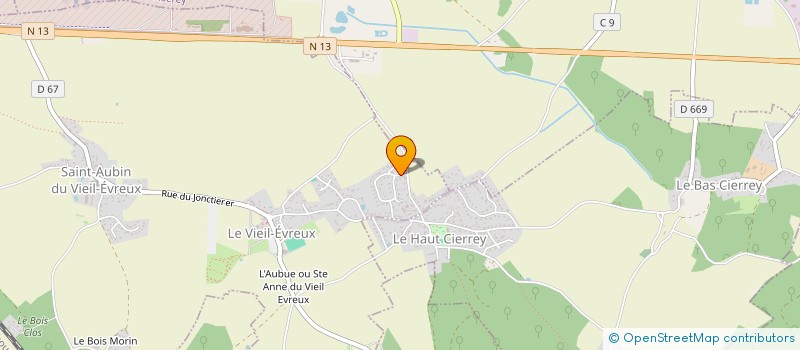 localisation de l'entreprise NOIROT à LE VIEIL-EVREUX
