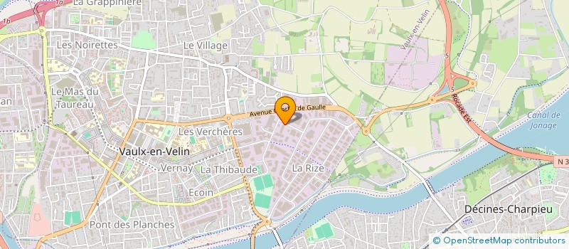 localisation de l'entreprise NOIRRAC DEVELOPPEMENT  VAULX-EN-VELIN