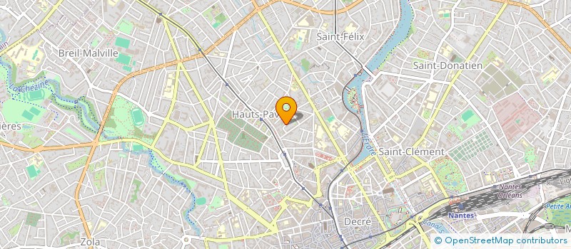 localisation de l'entreprise NOIRS ET BLANCS  NANTES