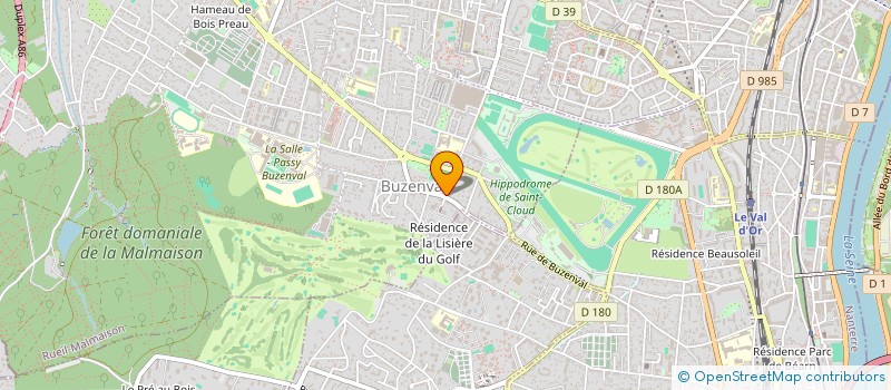 localisation de l'entreprise NOIRS ET BLANCS ASSOCIES à RUEIL-MALMAISON