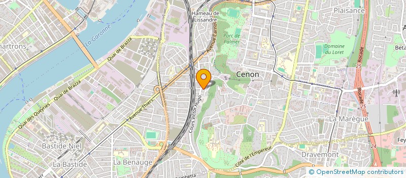 localisation de l'entreprise NOISAN à CENON