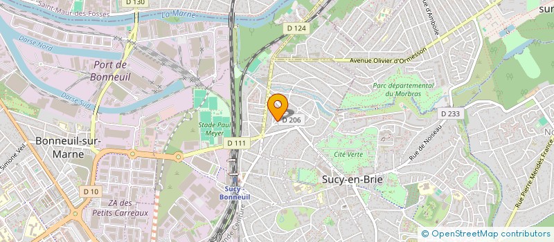 localisation de l'entreprise NOISEAU PISCINES  SUCY-EN-BRIE