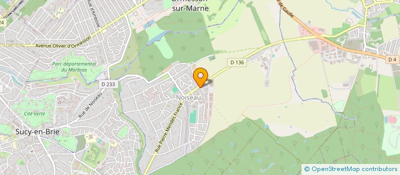 localisation de l'entreprise NOISEAU RANDO VTT  NOISEAU