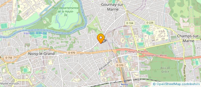 localisation de l'entreprise NOISELEC  NOISY-LE-GRAND