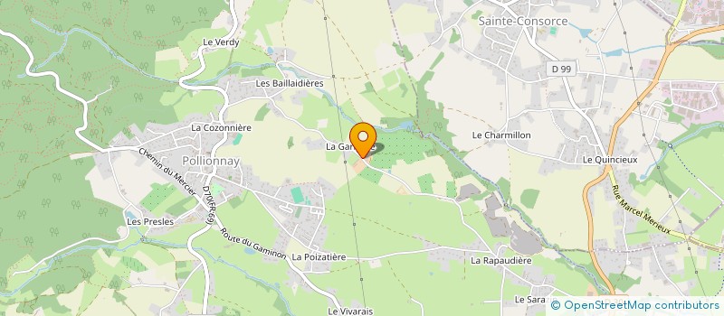 localisation de l'entreprise NOISERAIES DU LYONNAIS à POLLIONNAY