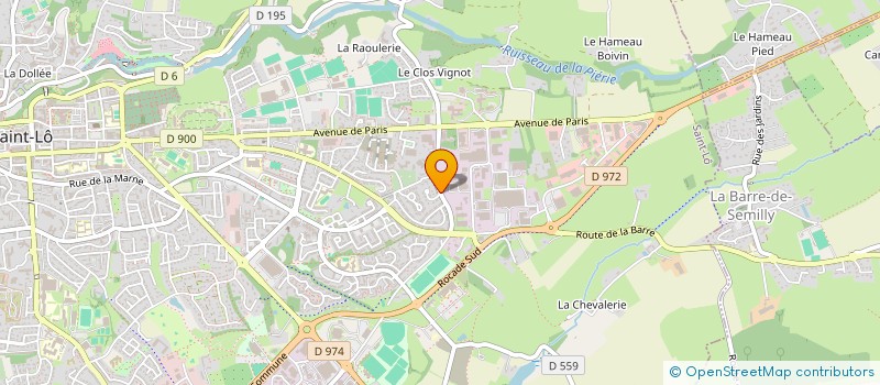 localisation de l'entreprise NOISETIERS  SAINT-LO