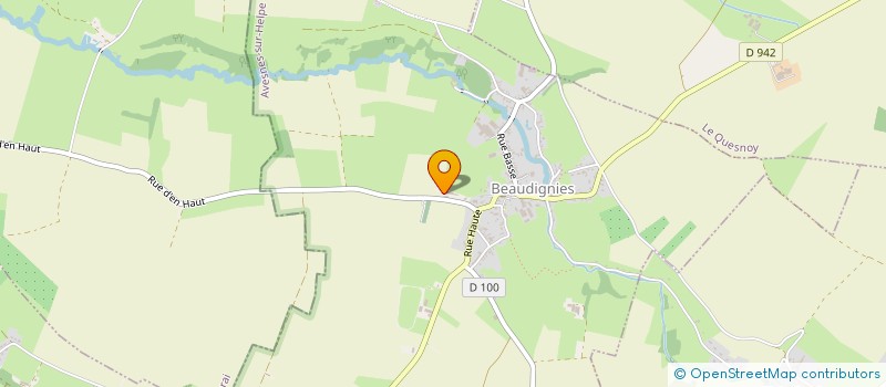 localisation de l'entreprise NOISETTE à BEAUDIGNIES