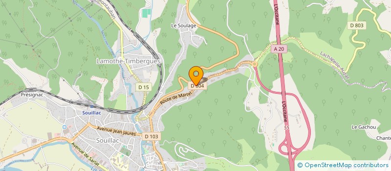 localisation de l'entreprise NOISETTES  LACHAPELLE-AUZAC