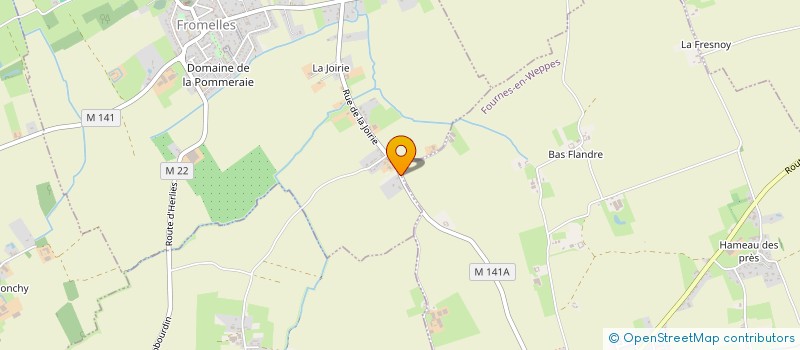 localisation de l'entreprise NOISETTES  FROMELLES