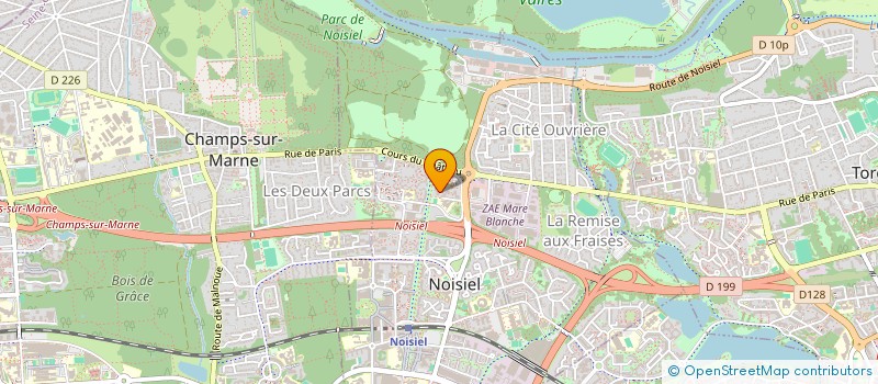 localisation de l'entreprise NOISIEL CHATEAU 1  NOISIEL