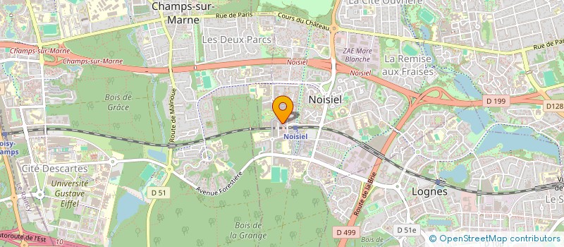 localisation de l'entreprise NOISIEL RESTAURATION  NOISIEL