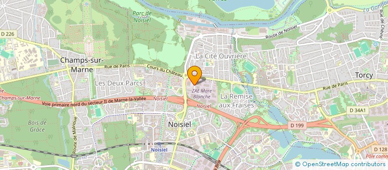 localisation de l'entreprise NOISIELECO à NOISIEL