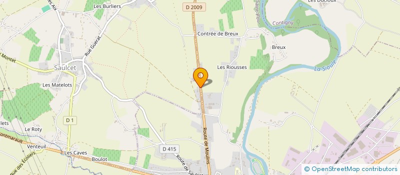 localisation de l'entreprise NOISILLIER ROUSSEAU à SAULCET