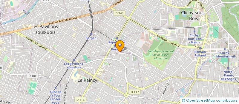 localisation de l'entreprise NOISIMMO à CLICHY-SOUS-BOIS