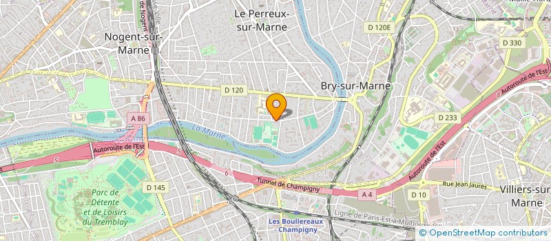 localisation de l'entreprise NOISY 1 à LE PERREUX-SUR-MARNE