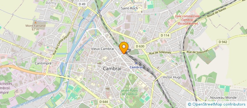 localisation de l'entreprise NOISY  CAMBRAI