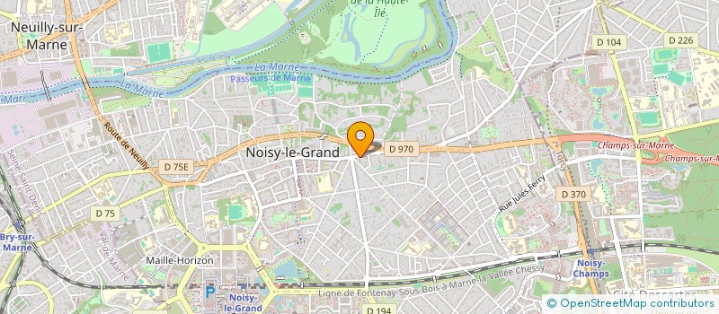localisation de l'entreprise NOISY AUTO CONCEPT  NOISY-LE-GRAND