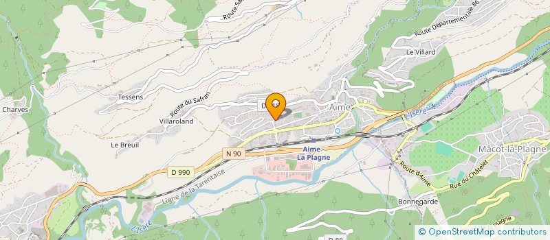 localisation de l'entreprise NOISY BIRD à AIME-LA-PLAGNE