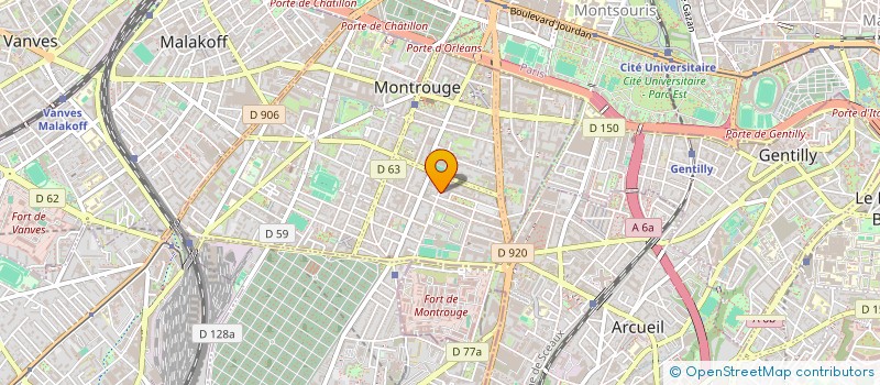 localisation de l'entreprise NOISY GRAND EST IMMO à MONTROUGE