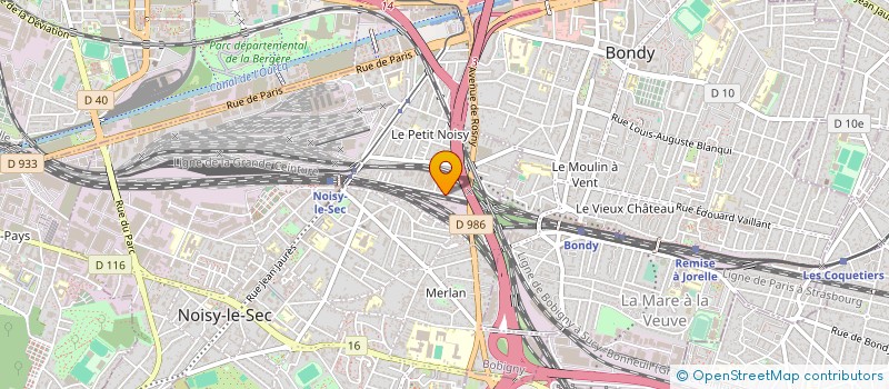 localisation de l'entreprise NOISY HANDICAPS ET DEPENDANCES à NOISY-LE-SEC