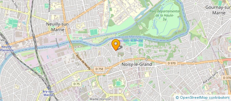 localisation de l'entreprise NOISY II à NOISY-LE-GRAND