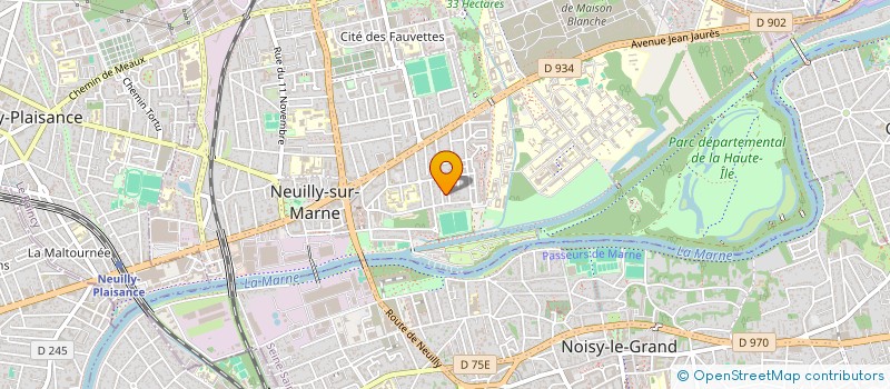 localisation de l'entreprise NOISY MEDICALE à NEUILLY-SUR-MARNE