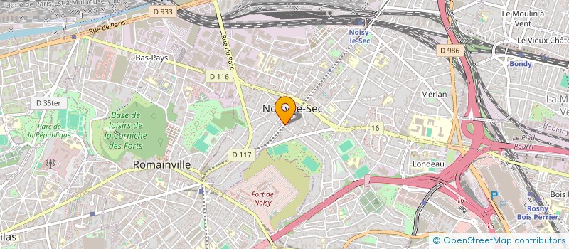 localisation de l'entreprise NOISY PRESSING à NOISY-LE-SEC