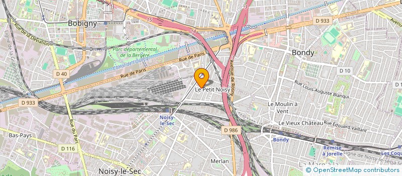 localisation de l'entreprise NOISY PRODUCTIONS à NOISY-LE-SEC