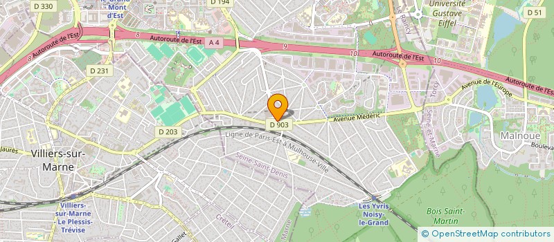 localisation de l'entreprise NOISY RICHARDETS AUTO-ECOLE  NOISY-LE-GRAND