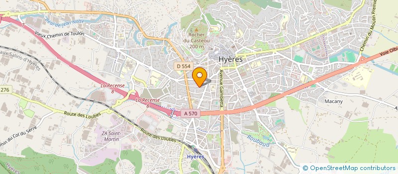 localisation de l'entreprise NOISYKIDZ à HYERES