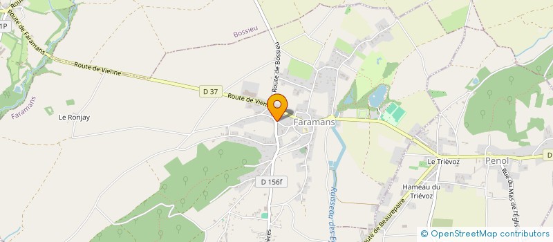 localisation de l'entreprise NOIX ET NOISETTES DU DAUPHINE à FARAMANS