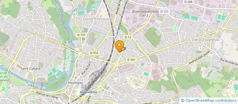 localisation de l'entreprise NOIZE à ANGOULEME