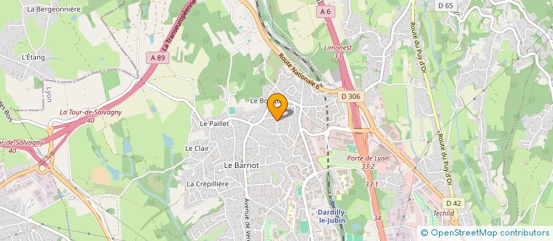 localisation de l'entreprise NOJA  DARDILLY