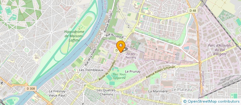 localisation de l'entreprise NOJAC ENSEIGNES à SARTROUVILLE