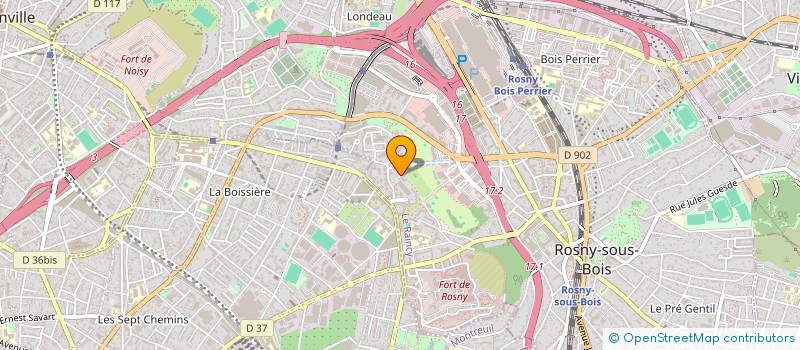 localisation de l'entreprise NOJADE  ROSNY-SOUS-BOIS
