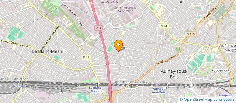 localisation de l'entreprise NOJALYLE à AULNAY-SOUS-BOIS
