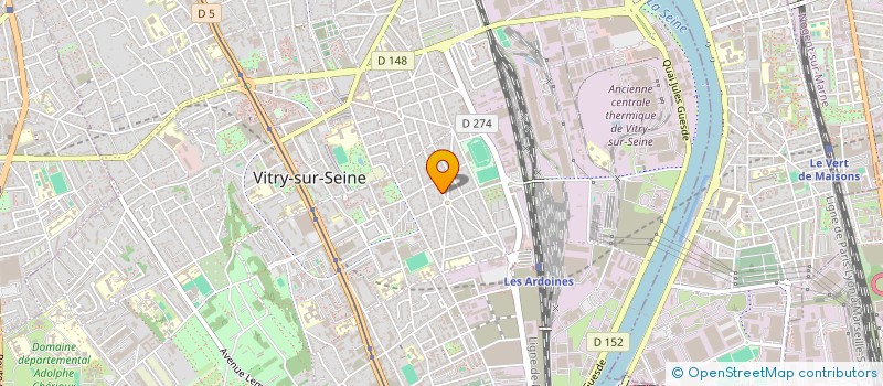 localisation de l'entreprise NOJANIS à VITRY-SUR-SEINE