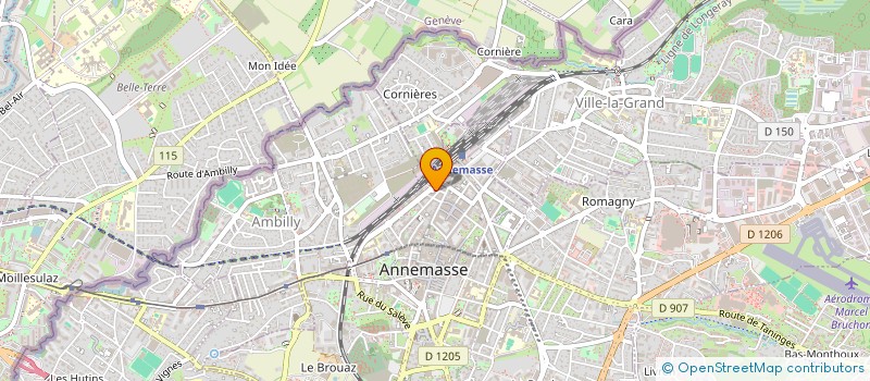 localisation de l'entreprise NOJAW  ANNEMASSE