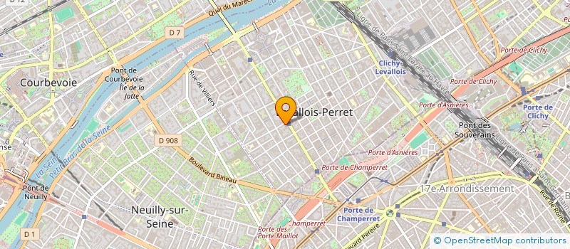 localisation de l'entreprise NOJOUR à LEVALLOIS-PERRET