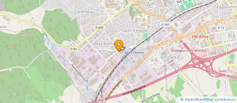 localisation de l'entreprise NOK  NIMES