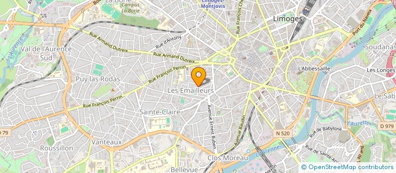 localisation de l'entreprise NOK à LIMOGES