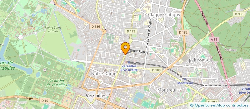 localisation de l'entreprise NOK EXPERTISE à VERSAILLES