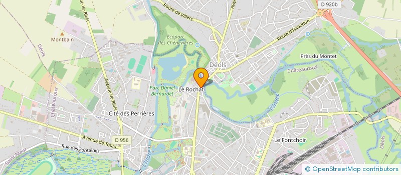 localisation de l'entreprise NOKI SERVICES à CHATEAUROUX