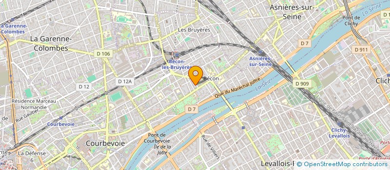 localisation de l'entreprise NOKINLAB à COURBEVOIE