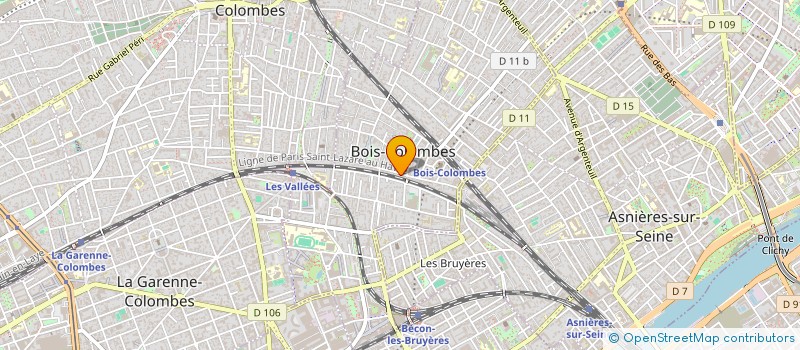 localisation de l'entreprise NOKRI à BOIS-COLOMBES