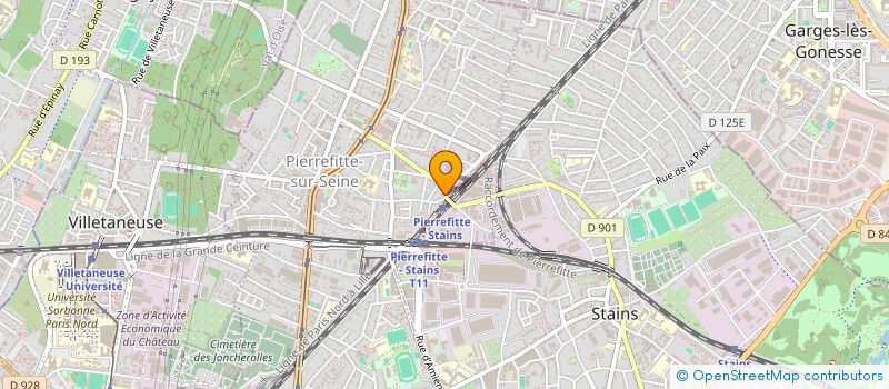 localisation de l'entreprise NOKSA à PIERREFITTE-SUR-SEINE