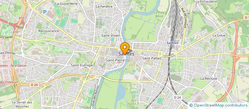 localisation de l'entreprise NOLA  SAINTES