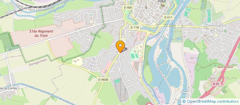 localisation de l'entreprise NOLA  TOUL