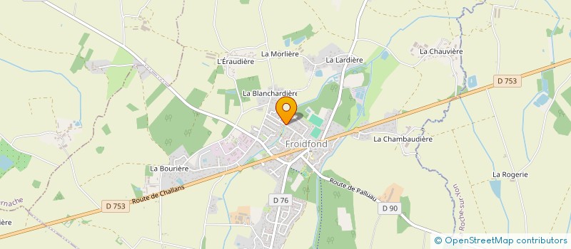 localisation de l'entreprise NOLA  FROIDFOND